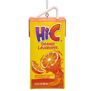 Hi-C Orange Lavaburst Ornament